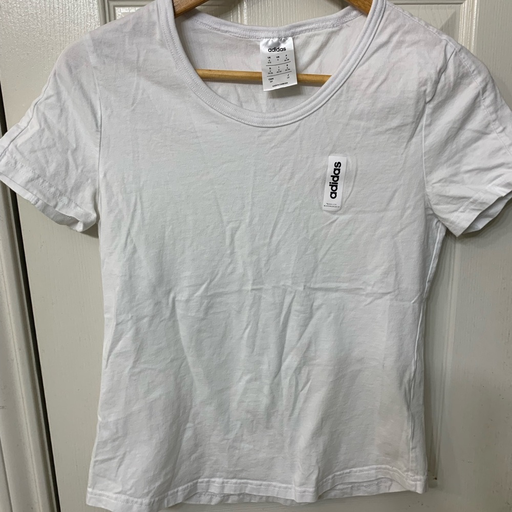 Adidas White Tennis Shirt